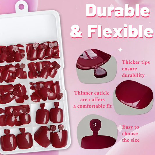 AddFavor close-up glossy wine red surface detail for salon shine