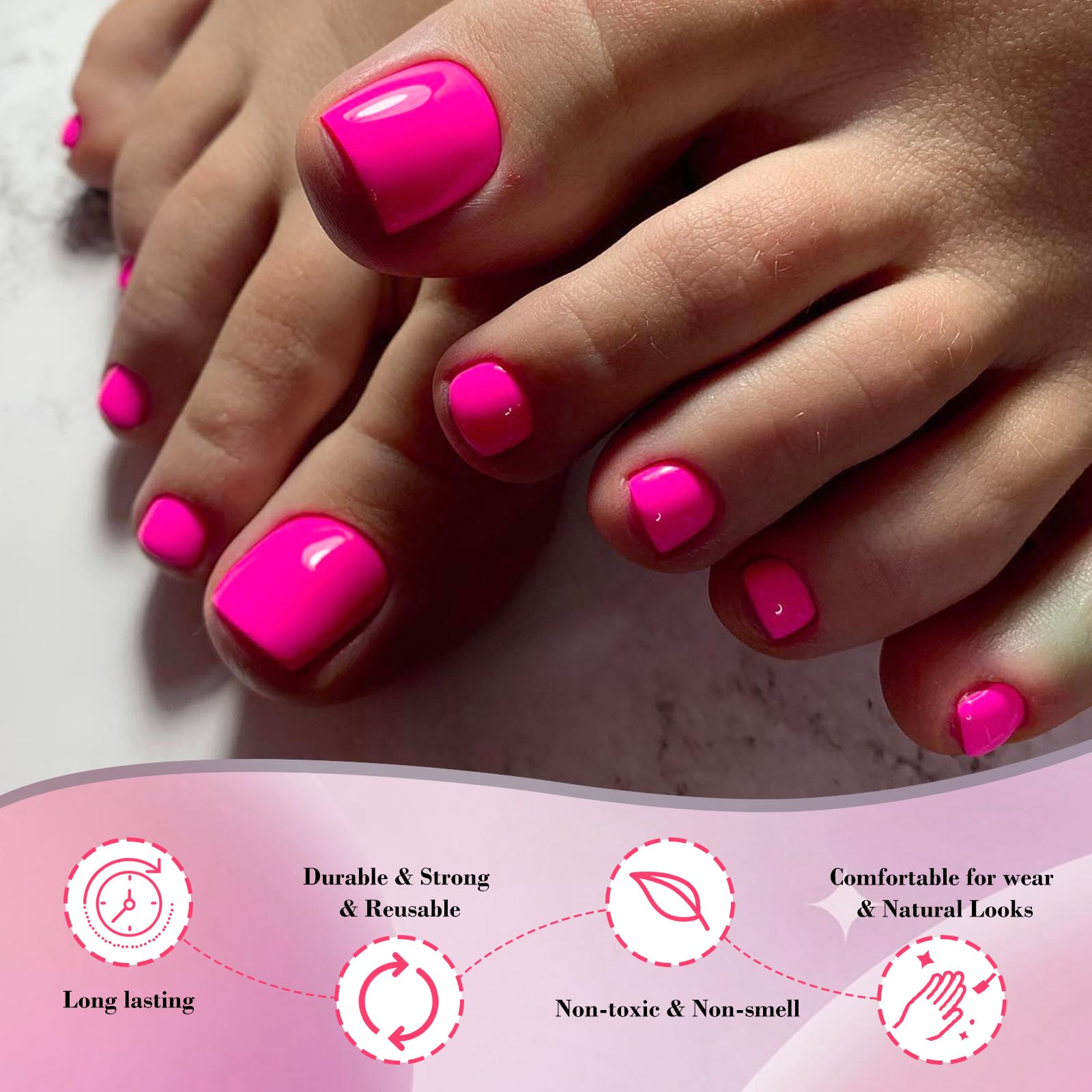 AddFavor close-up of glossy rose pink nail surface highlighting smooth shine and finish