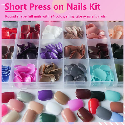 AddFavor color swatches layout displaying 24 glossy shades for versatile matching