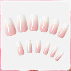 AddFavor kit contents laid out with glue, adhesive tabs, file, and cuticle stick for complete application