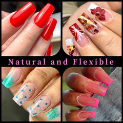 AddFavor trimmed and painted nails highlighting nail art compatibility