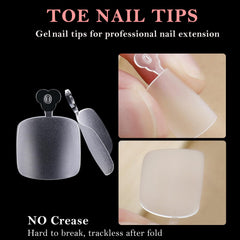AddFavor toe tips applied in salon demonstrating secure fit and professional pedicure result