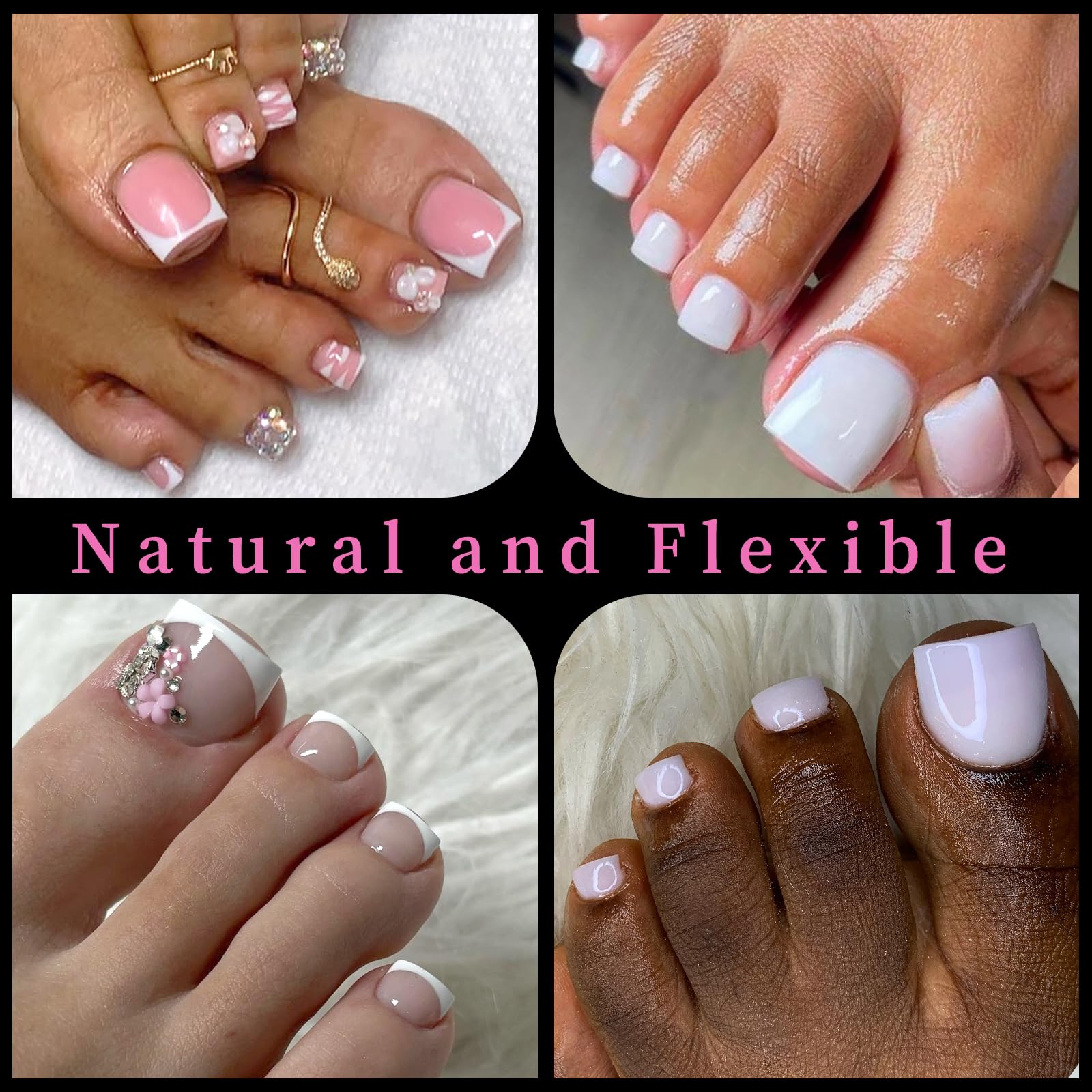 AddFavor applied on toes in pedicure lifestyle scene showcasing natural look