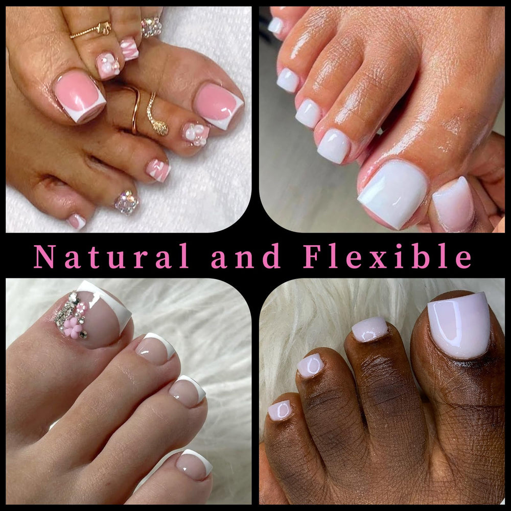 AddFavor applied on toes in pedicure lifestyle scene showcasing natural look