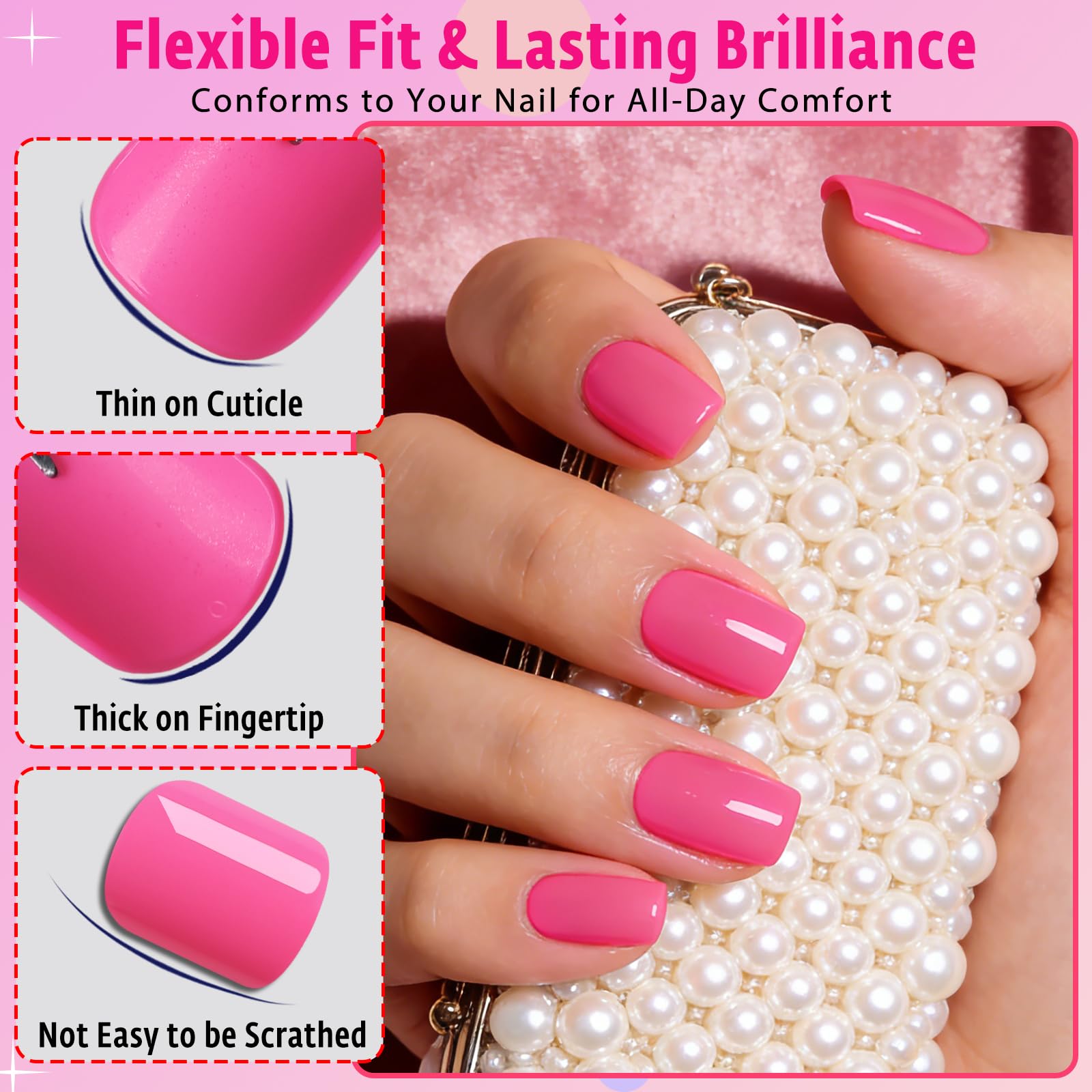 AddFavor mini file and wooden stick detail for shaping and prepping nails