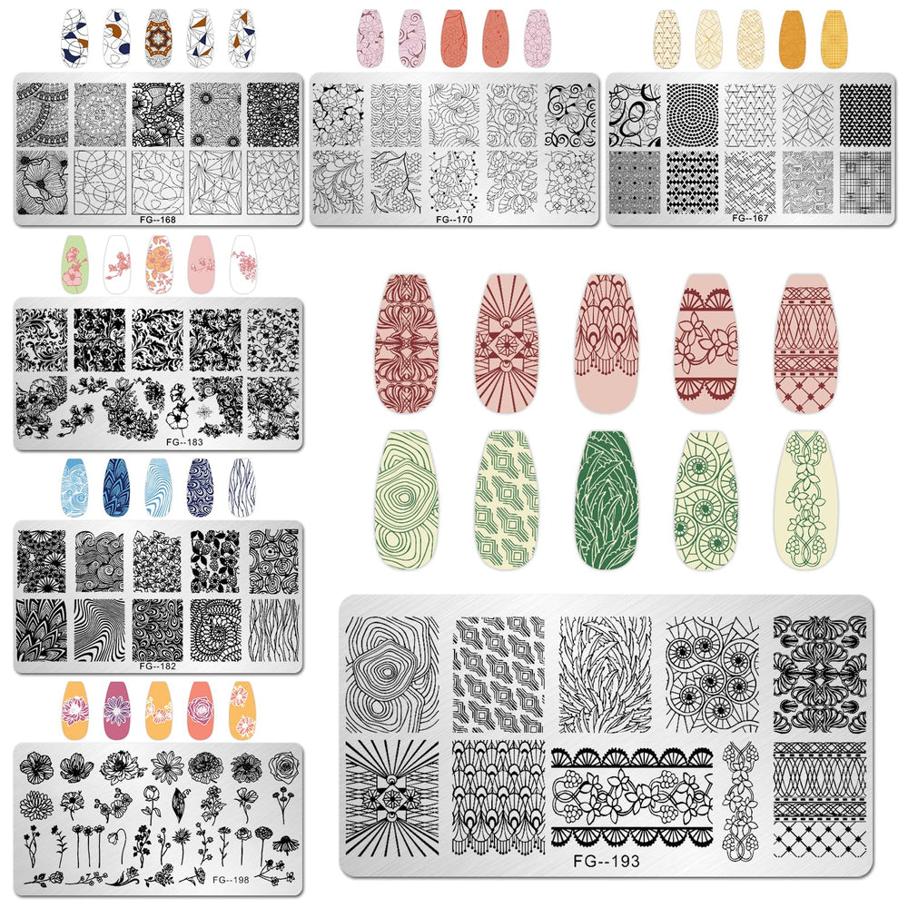 AddFavor close-up of stainless-steel plate etched patterns for precise transfers