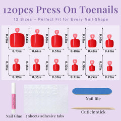 AddFavor press on toenails worn on toes demonstrating finished pedicure and polished look