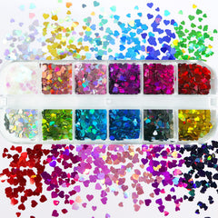 AddFavor resin inlay with embedded glitter flakes illustrating bright accents and depth