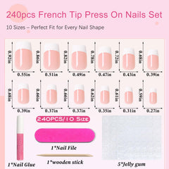 AddFavor nails on a model finger showing scale and natural seamless fit benefit