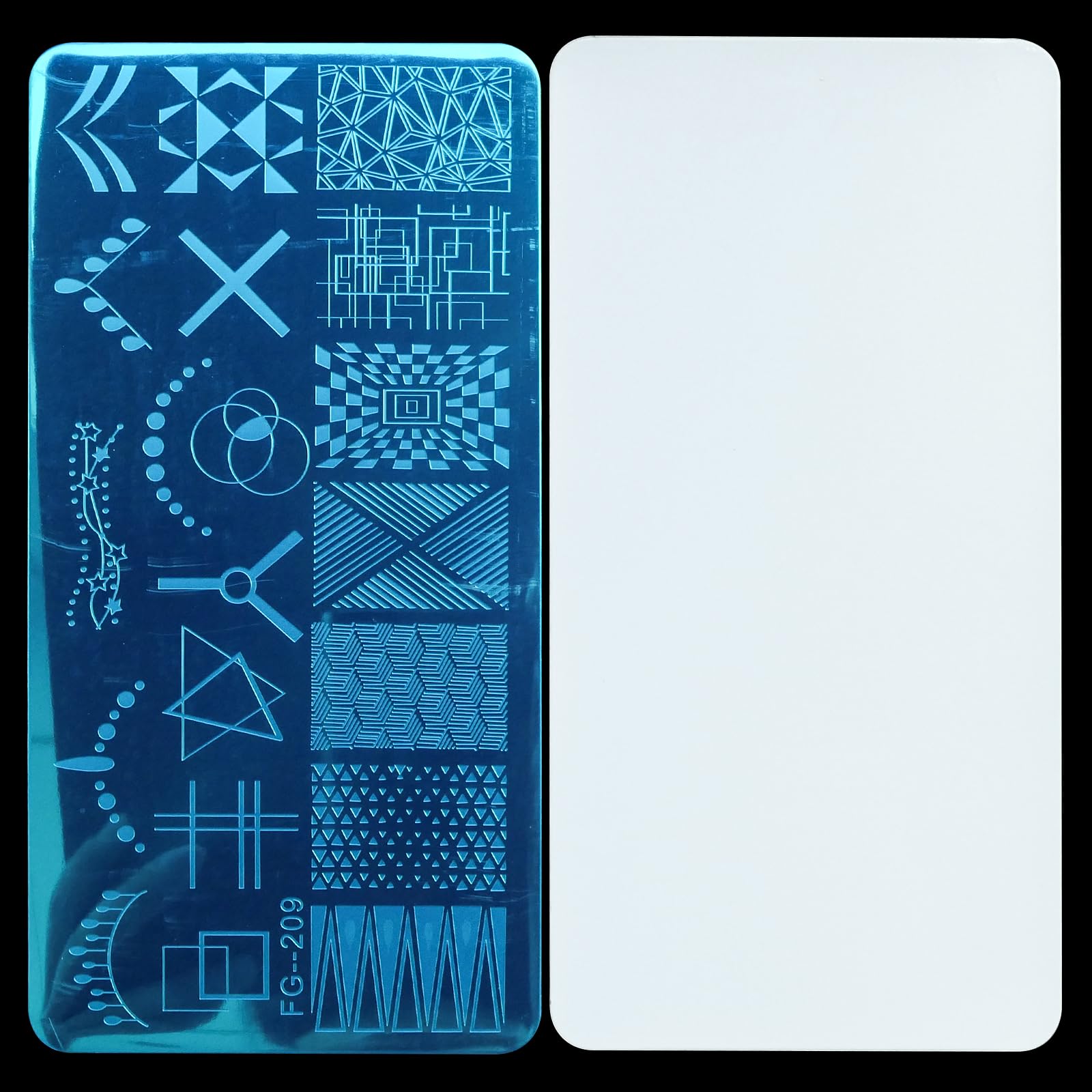 AddFavor scale comparison showing plate and stamper sizes clearly