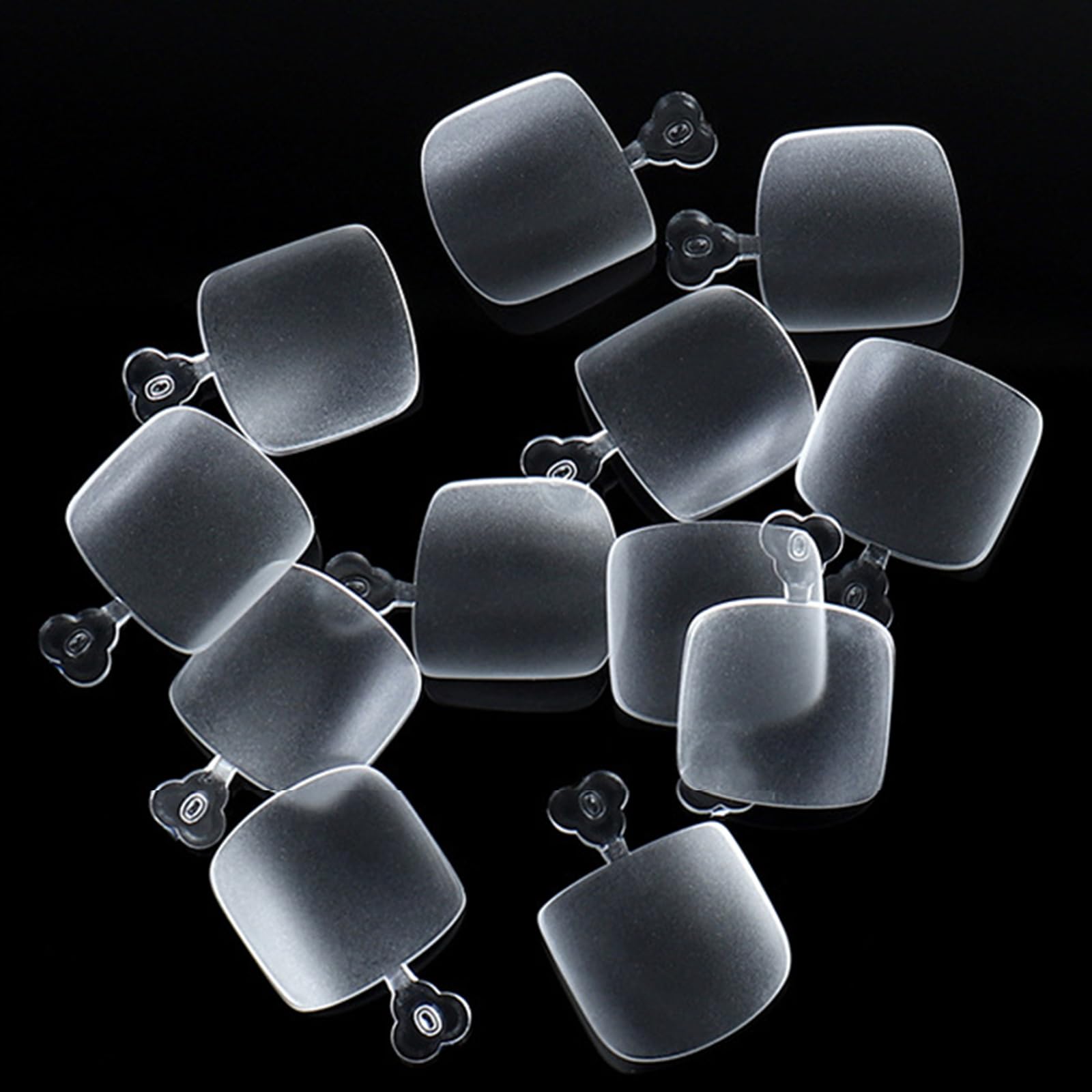 AddFavor square full-cover tip edge detail showing shape adaptability and seamless blending