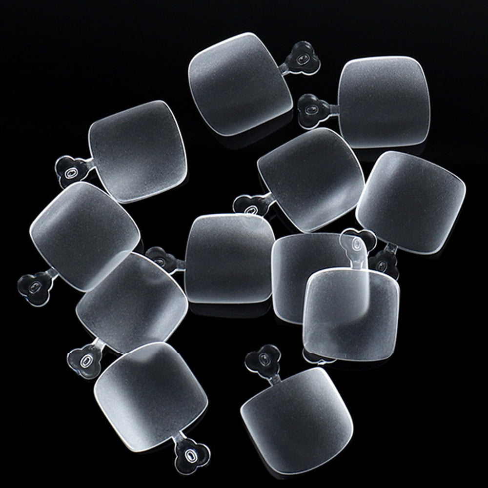 AddFavor square full-cover tip edge detail showing shape adaptability and seamless blending