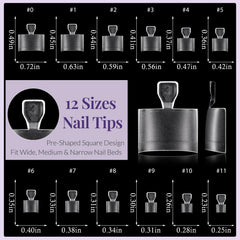 AddFavor side profile of a half-cover tip illustrating snug fit and natural look