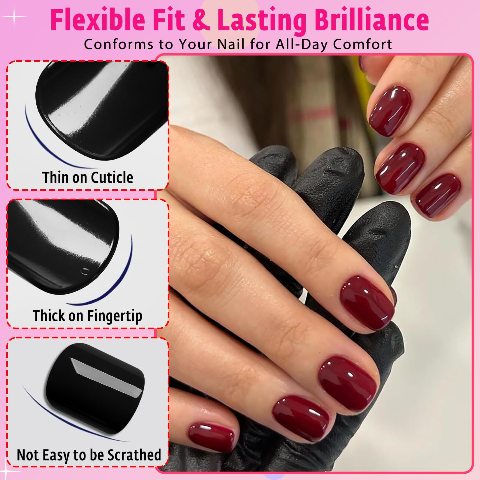 AddFavor side profile of tip curve demonstrating snug fit and natural appearance