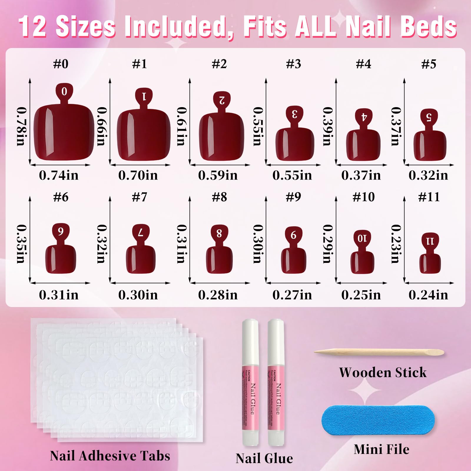 AddFavor numbered size array display helping find perfect fit