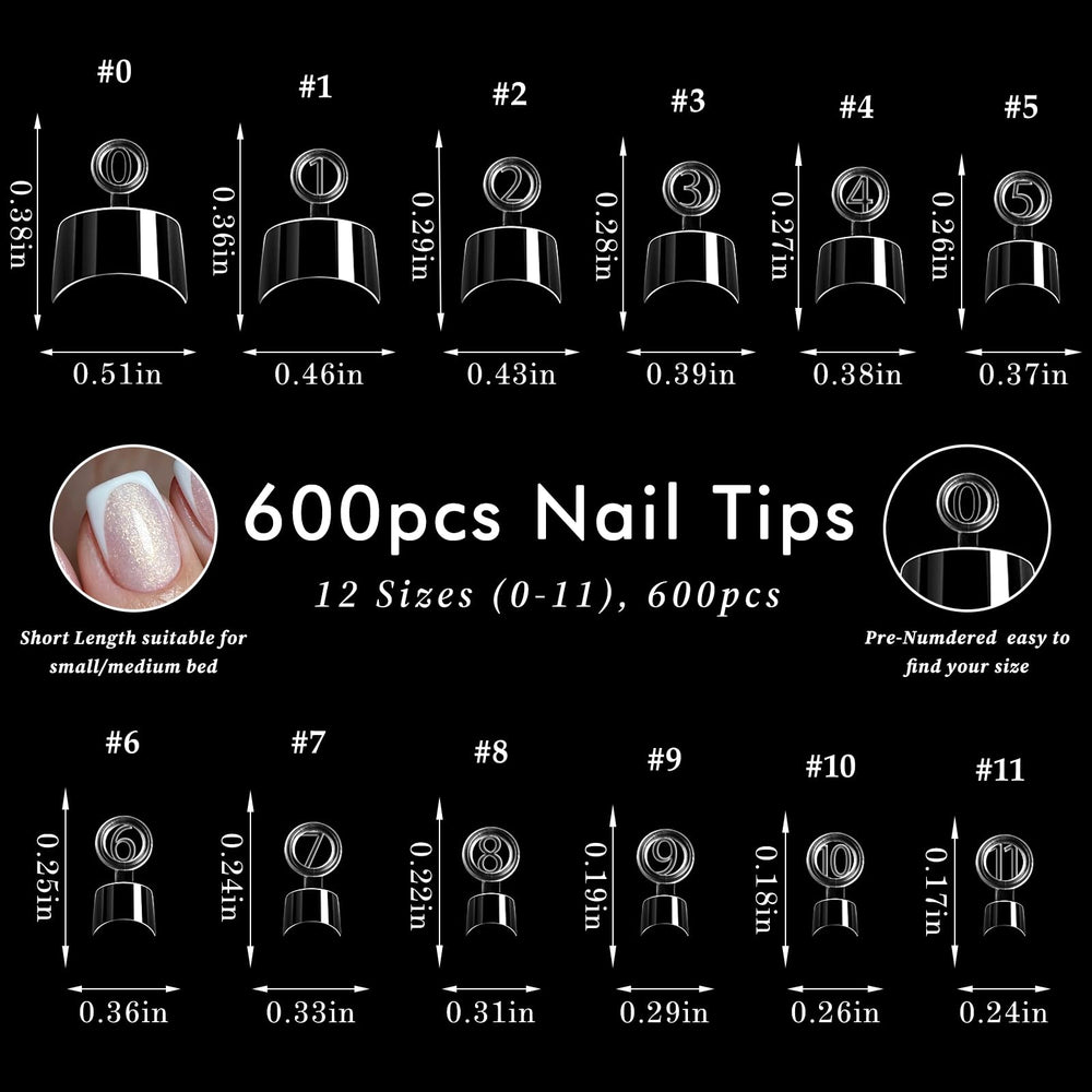 AddFavor display of 12 sizes organized to show easy size-matching for perfect fit