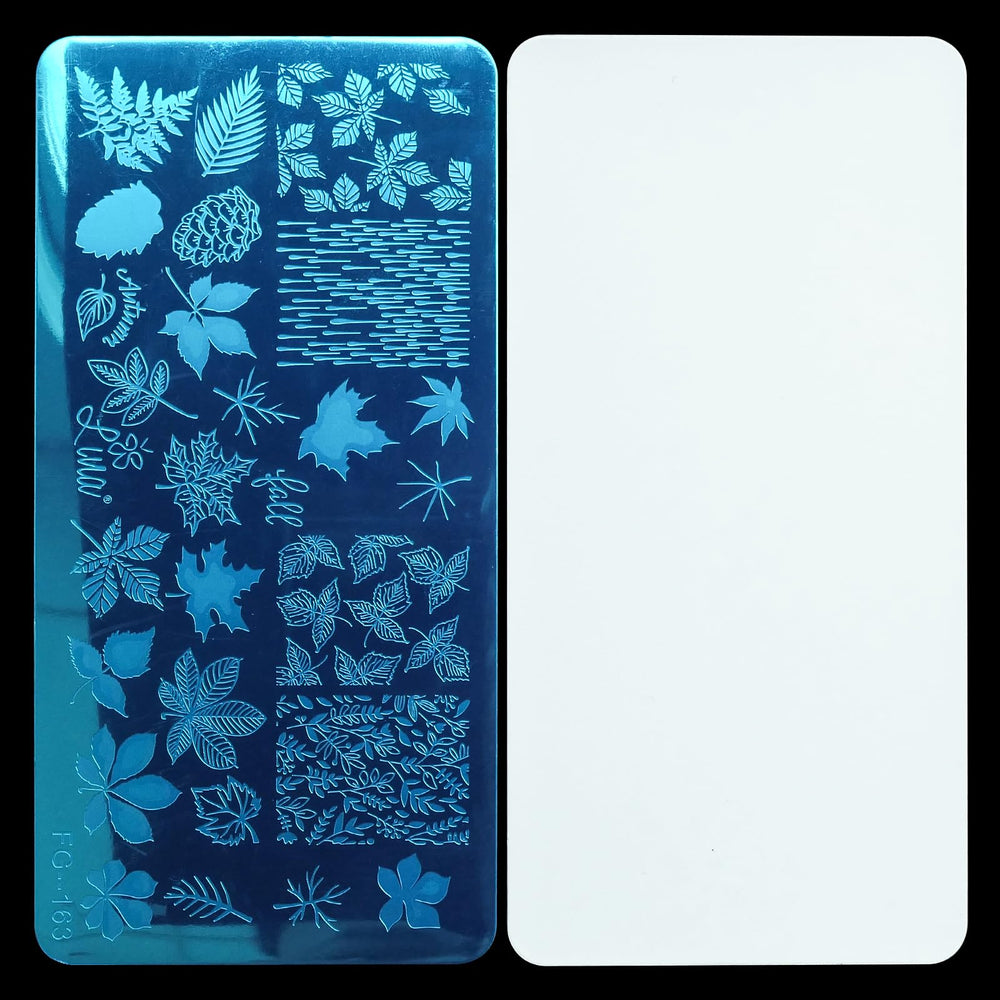 AddFavor stamping action with design transferring onto nail showing quick, clean application