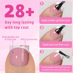 AddFavor texture close-up of matte finish offering natural-looking toe nails