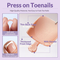 AddFavor side view showing ABS nail thickness and durable construction for long-lasting wear