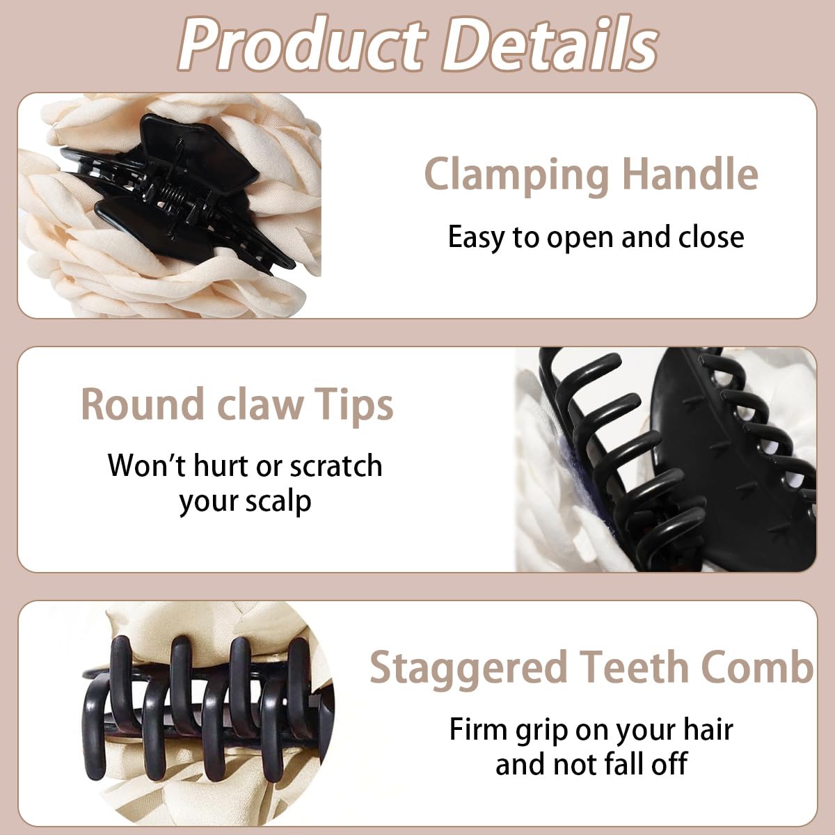 AddLotLot side view of interlocking teeth demonstrating secure grip for thick hair