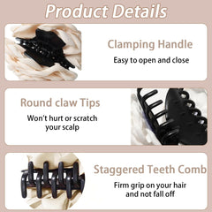 AddLotLot side view of interlocking teeth demonstrating secure grip for thick hair