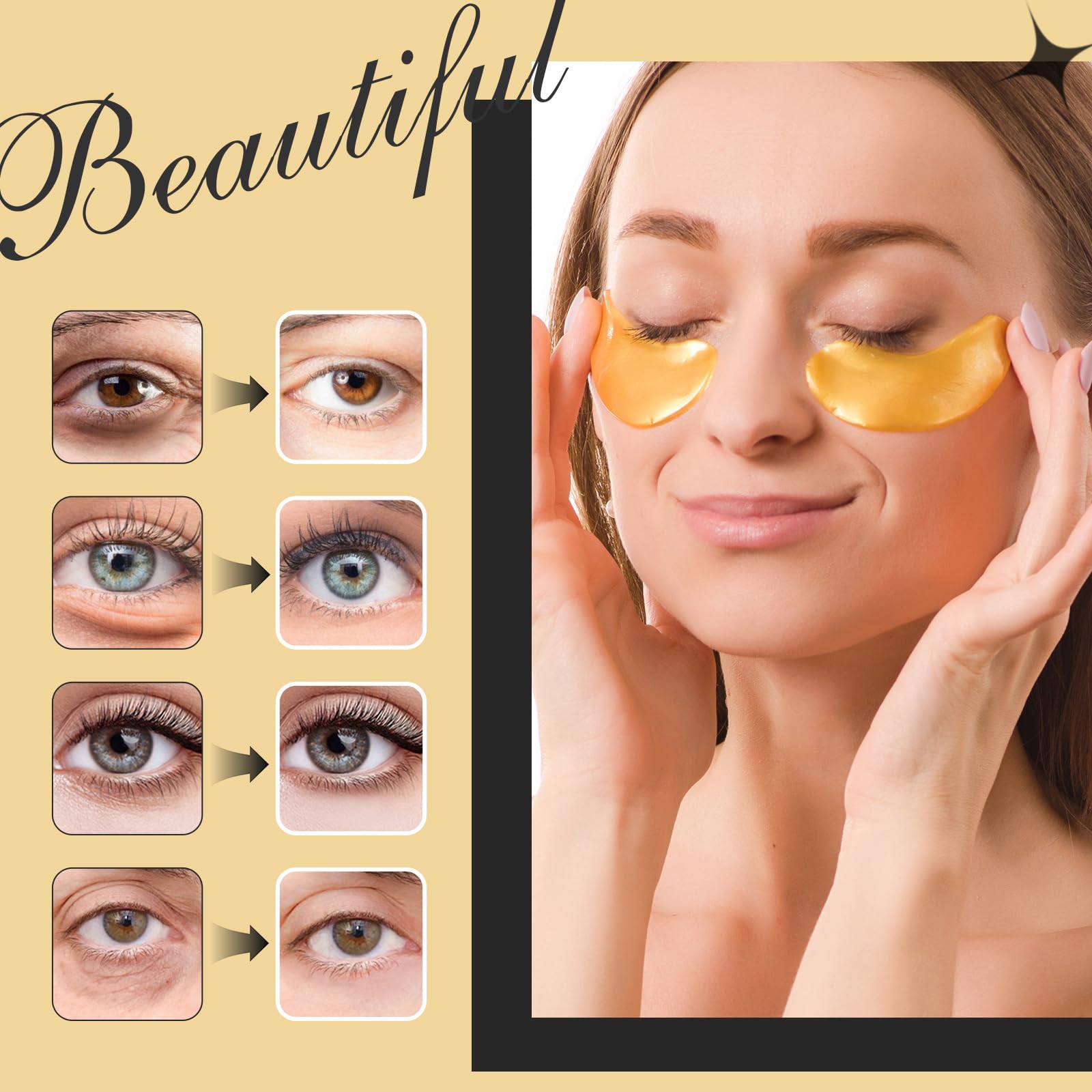Adofect application demonstration on eye area for quick refresh