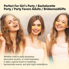 Model applying Adofect patches under eye illustrating easy 15-minute pampering treatment
