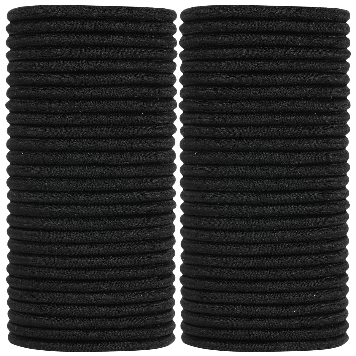 ADRIONE front packaging showing 280 black elastic hair ties and clear benefit