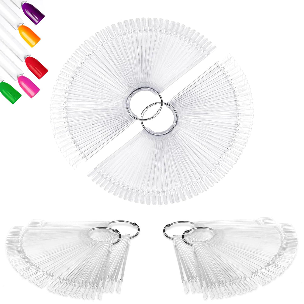 ADULLPONY front packaging showing 200 clear swatch sticks and rings, professional display ready
