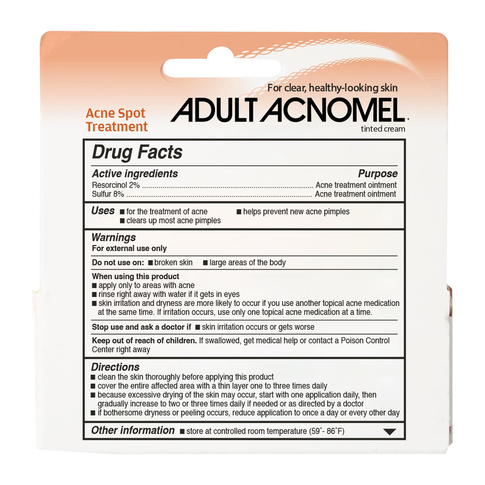 Adult Acnomel on bathroom counter suggesting daily skincare routine benefit