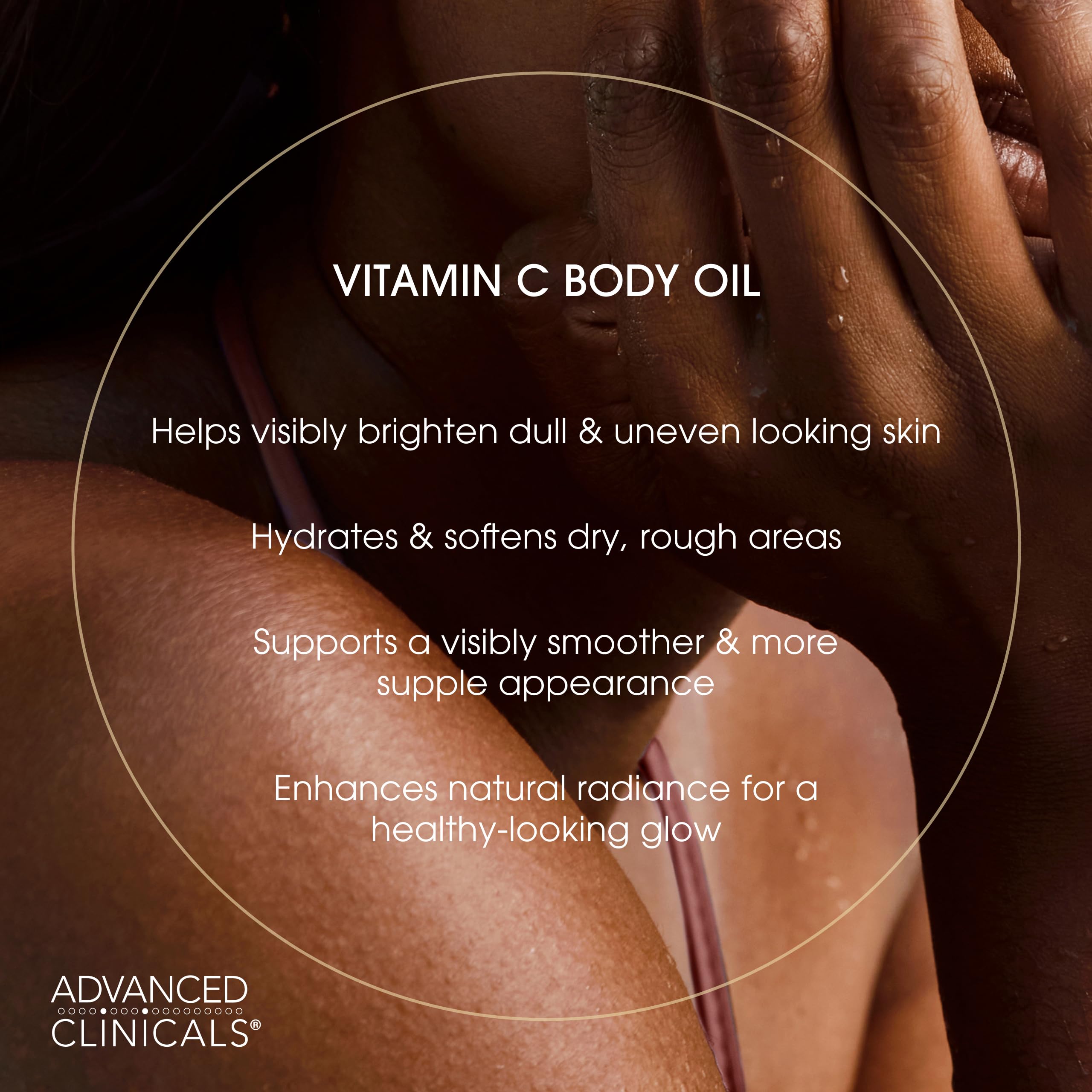 Advanced Clinicals application on arm demonstrating softened, hydrated appearance