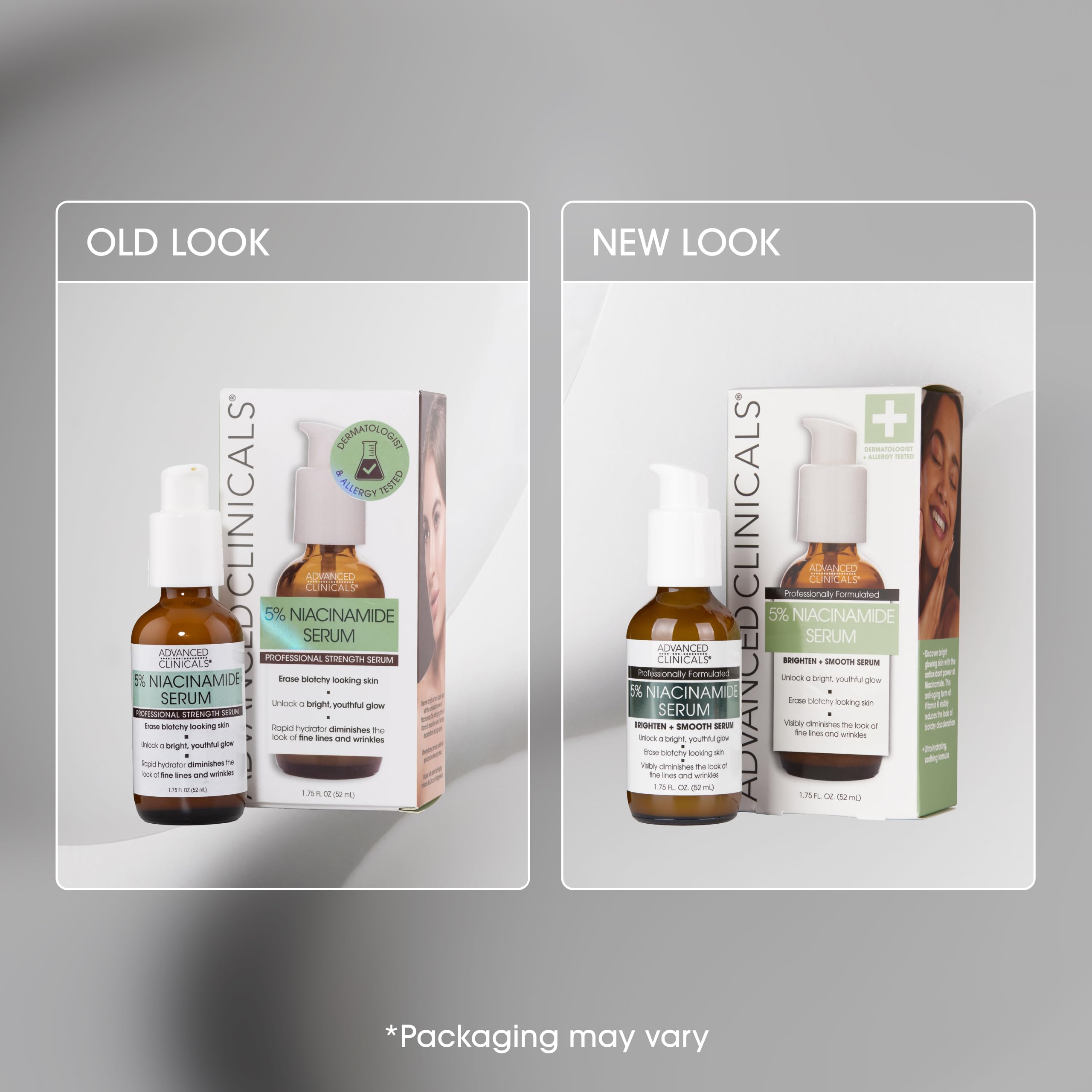 Advanced Clinicals bottle on bathroom counter in daily routine setting benefit