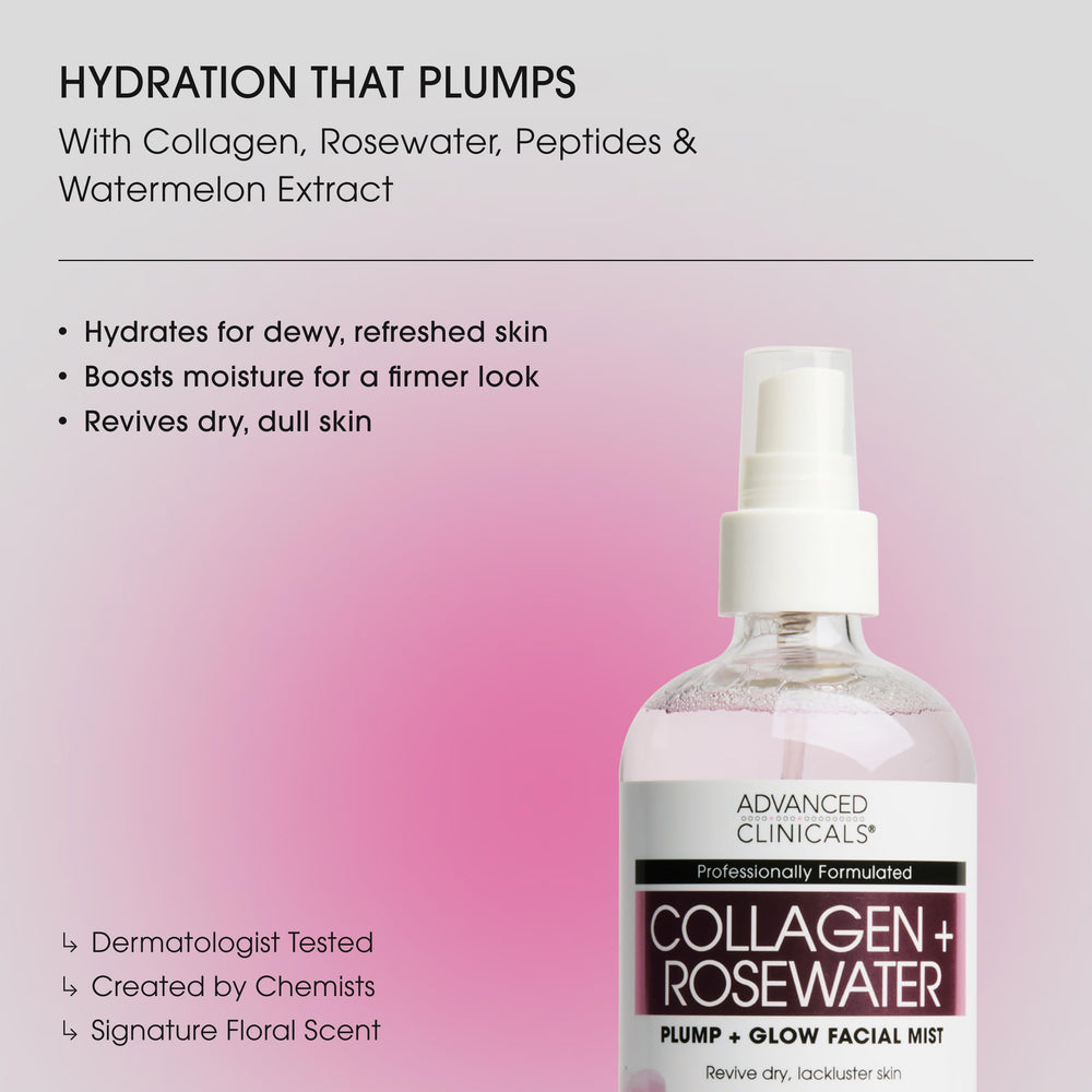 Advanced Clinicals label close-up highlighting ingredients and clear formulation benefit