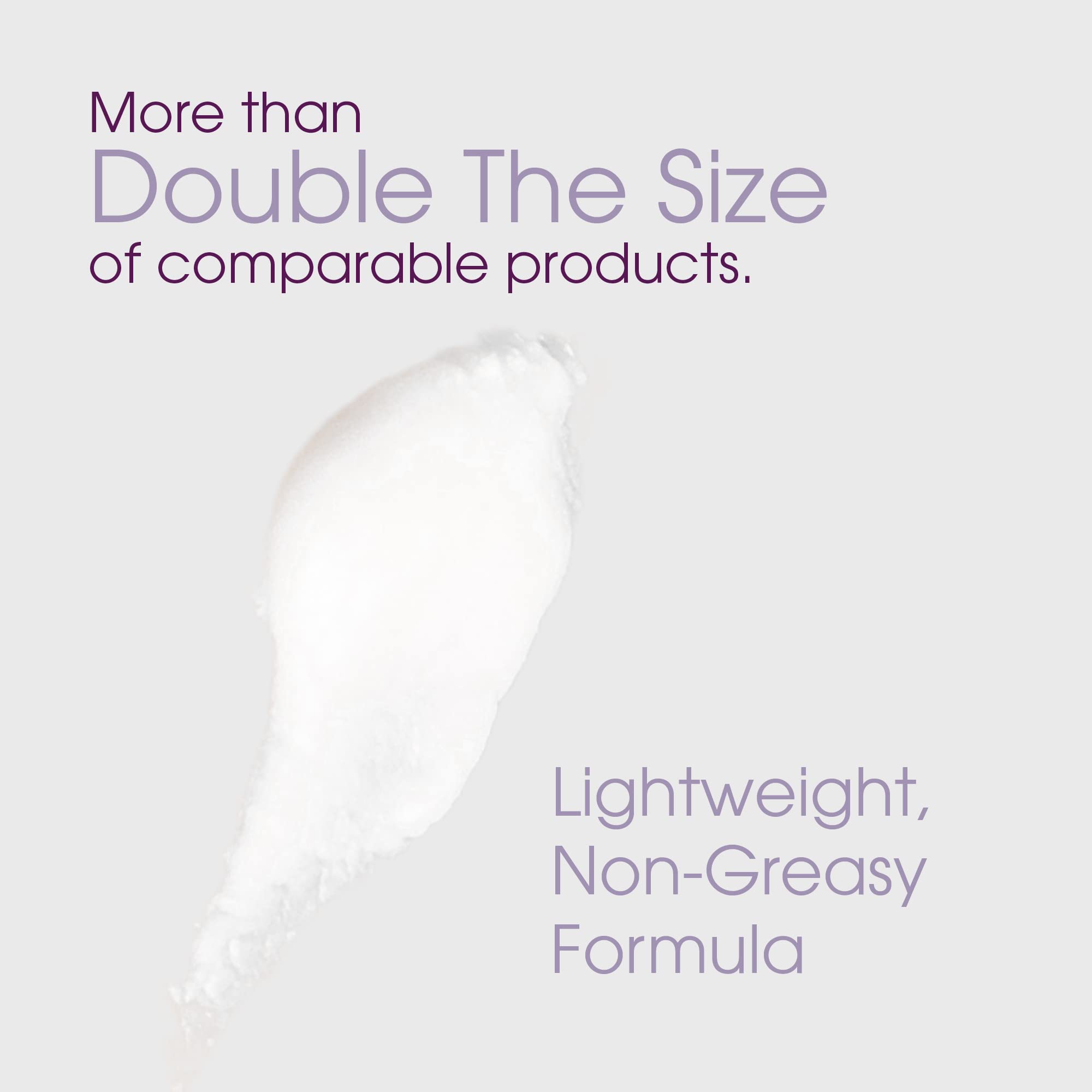Advanced Clinicals cream texture on hand showing moisturizing finish
