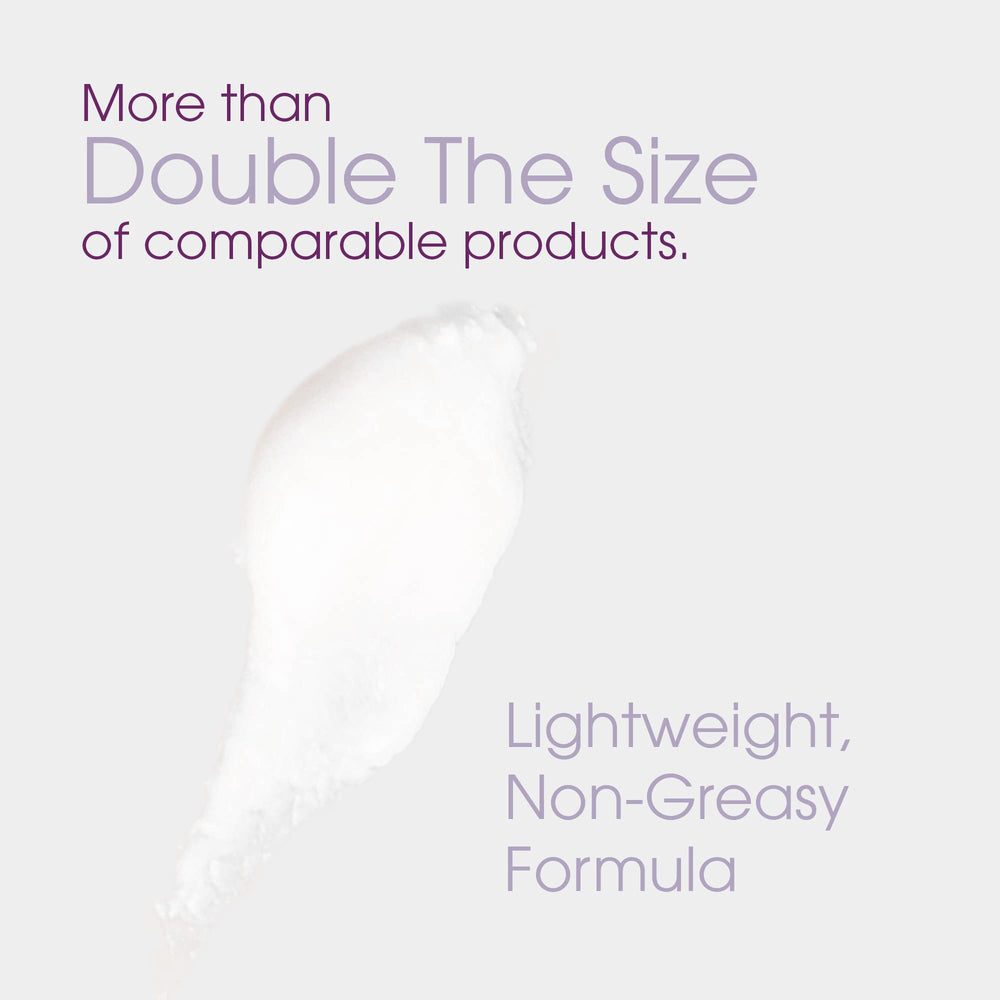 Advanced Clinicals cream texture on hand showing moisturizing finish
