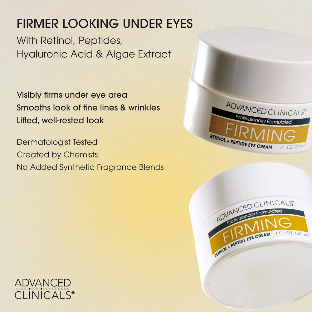 Advanced Clinicals open jar revealing creamy balm texture and hydration