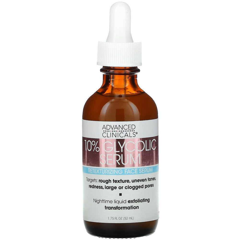Advanced Clinicals front bottle showing label and 1.75 fl oz size, promotes clear routine