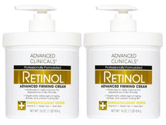 Advanced Clinicals front jar shot showing clean packaging and clear use benefits