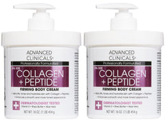 Advanced Clinicals front packaging shows product and benefits for hydrated skin