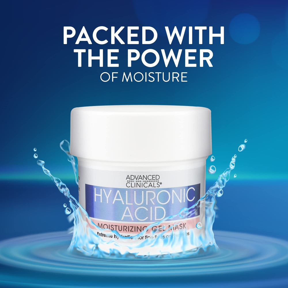 Advanced Clinicals close-up of gel texture highlighting smooth, lightweight formula