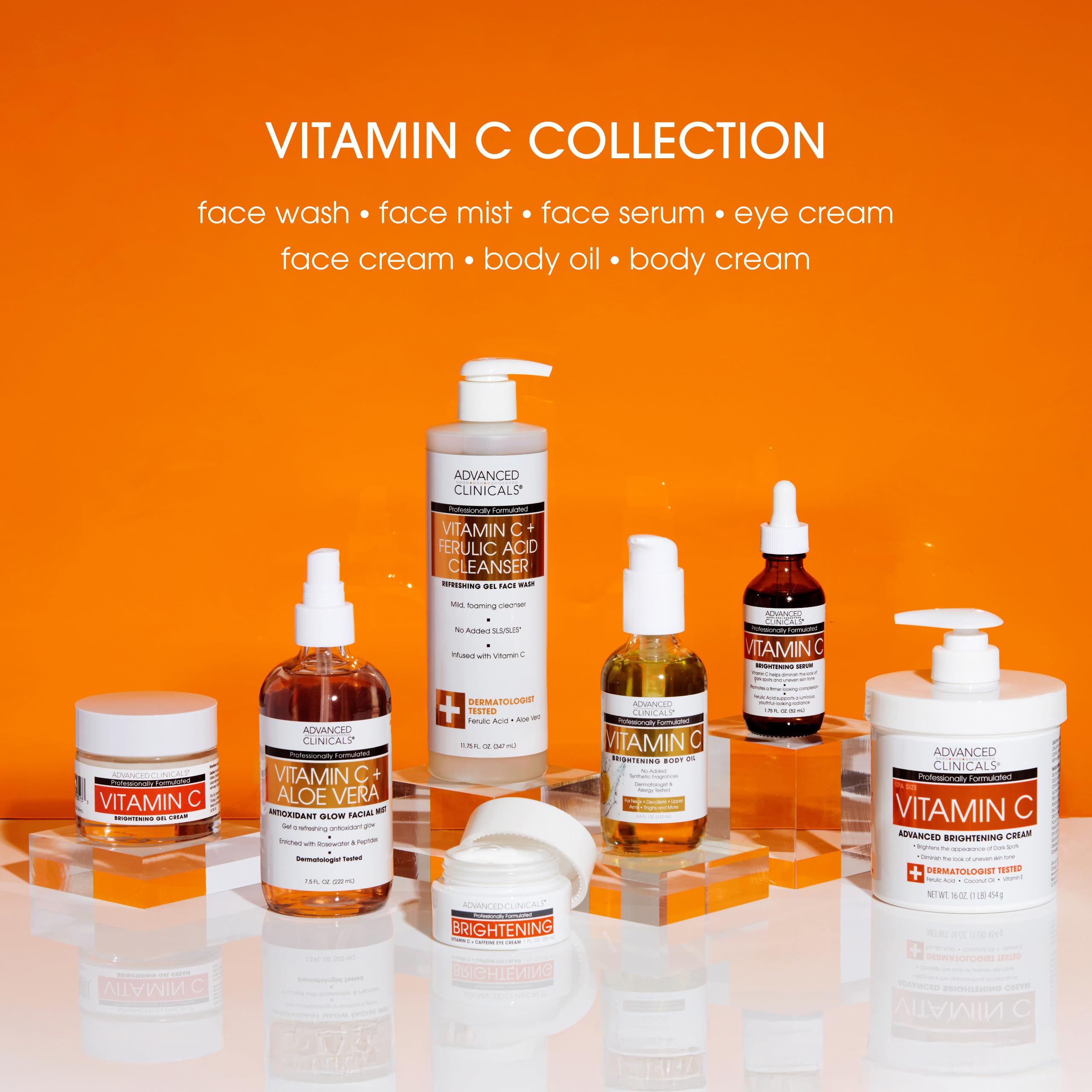 Advanced Clinicals oil absorbing on skin in lifestyle scene for everyday radiance