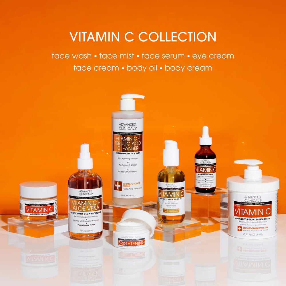Advanced Clinicals oil absorbing on skin in lifestyle scene for everyday radiance
