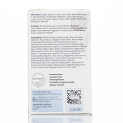 Advanced Clinicals packaging box detail emphasizing dermatologist-tested formula