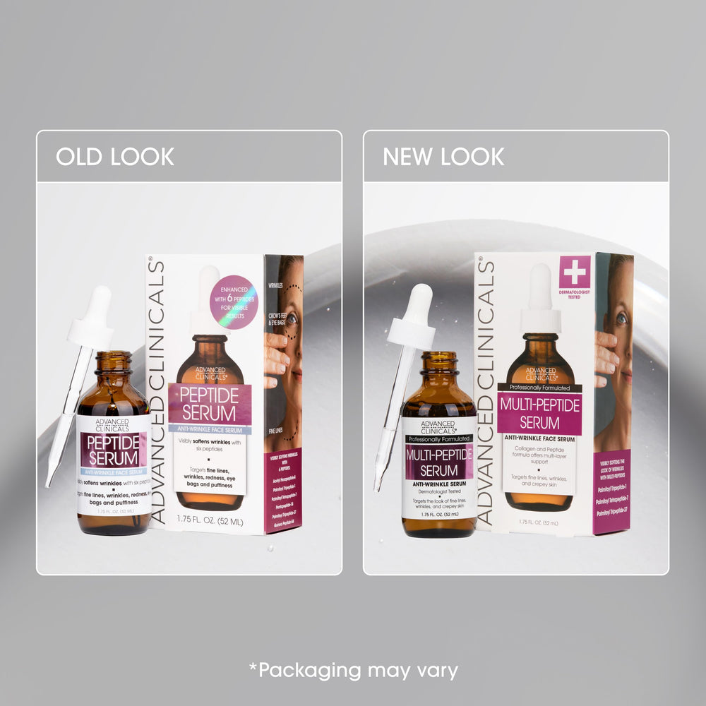 Advanced Clinicals serum on hand demonstrating smooth application and hydration