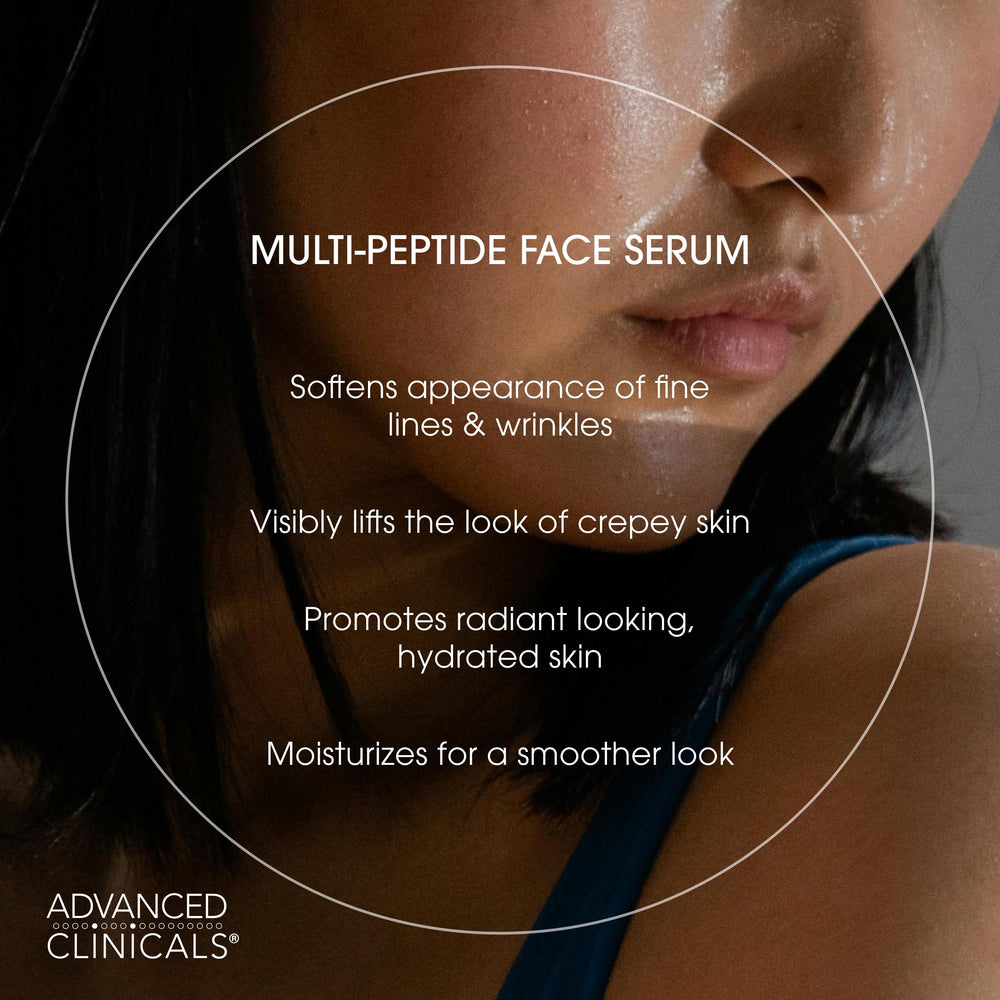 Advanced Clinicals gel texture close-up highlighting lightweight absorption