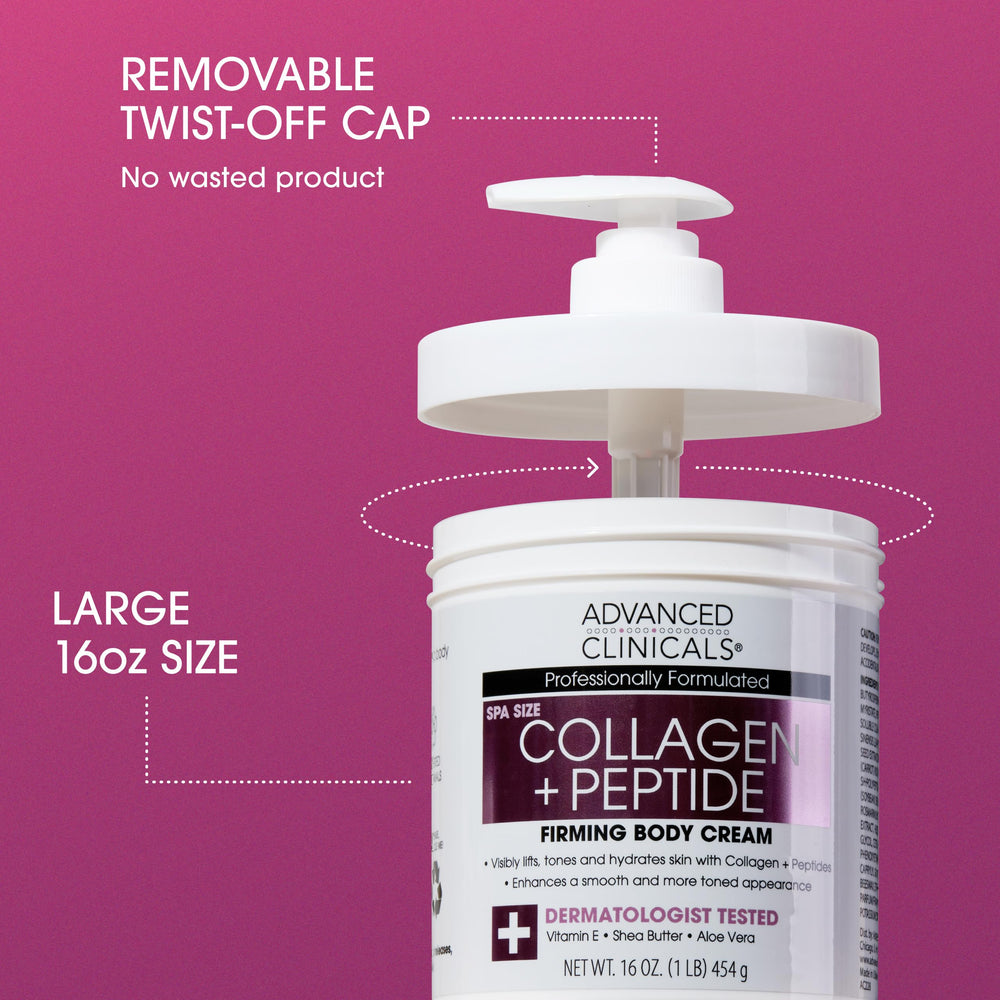 Advanced Clinicals applying pump on hand demonstrates quick absorption and hydration