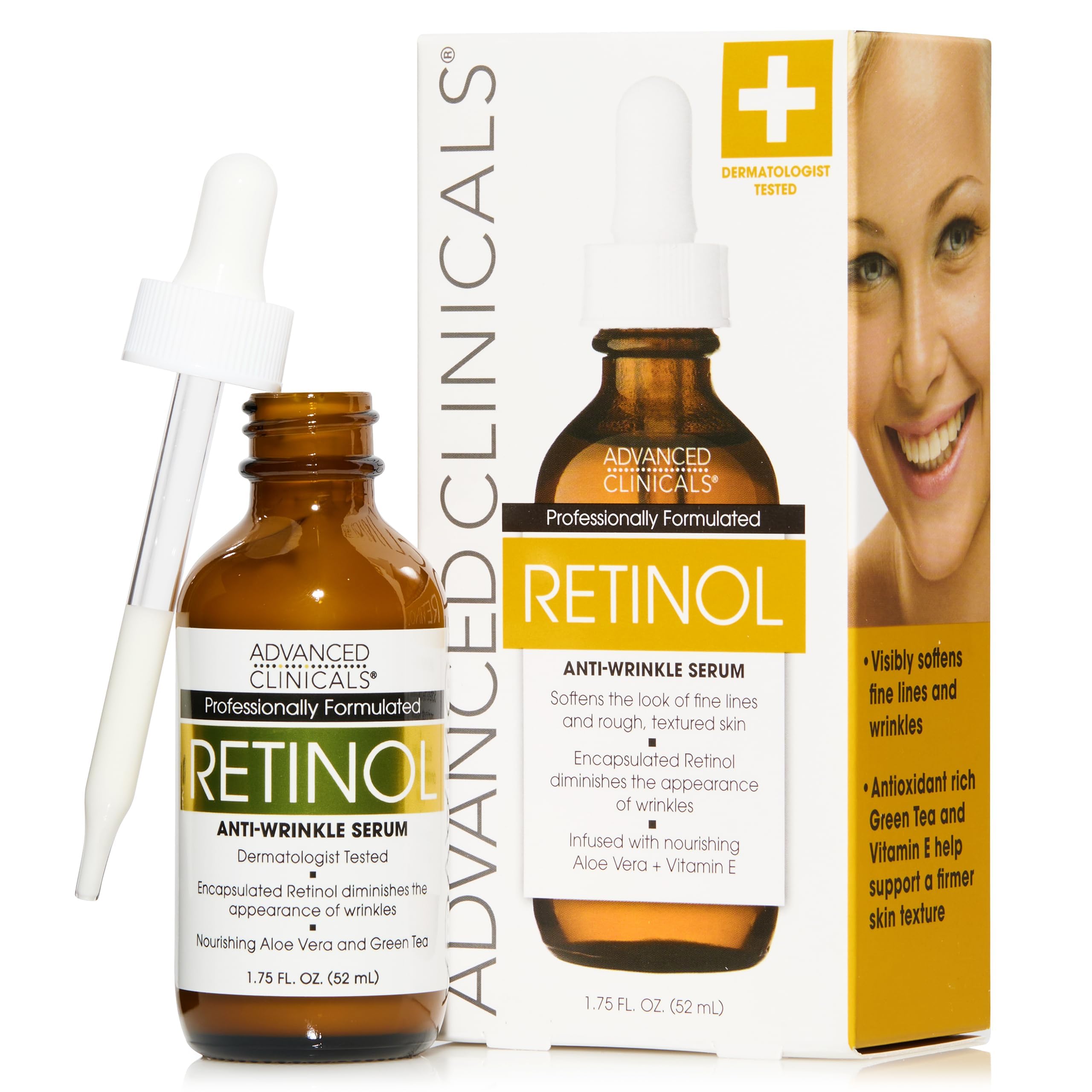 Advanced Clinicals front packaging showing bottle and label, professional finish