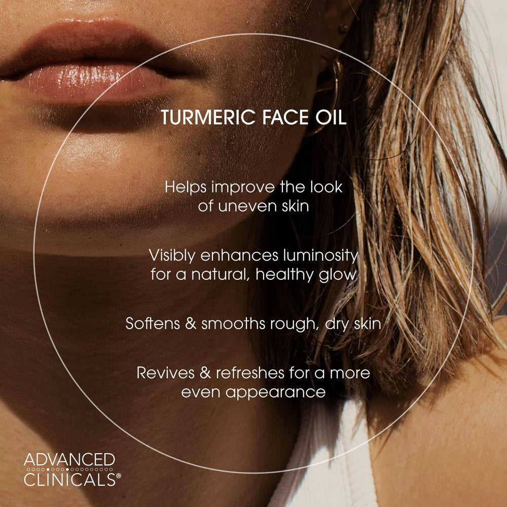 Advanced Clinicals serum texture close-up highlighting silky absorption and glow