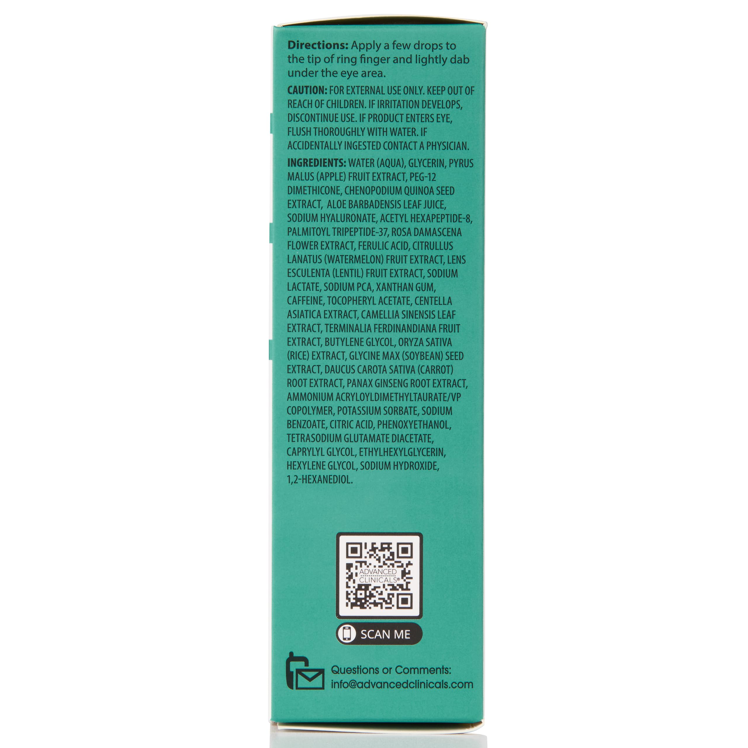 Advanced Clinicals top cap dispensing tip focusing on controlled product release and minimal waste