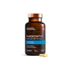 Advanced Trichology front bottle view showing clean label and benefits